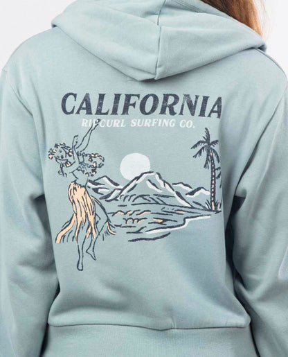 Rip Curl Women Diamond Bay Desto Zip Through Fleece Hood
