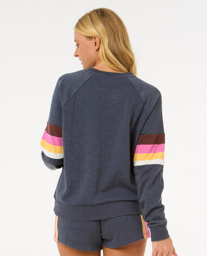 Rip Curl Women Las Dalias Raglan Crew