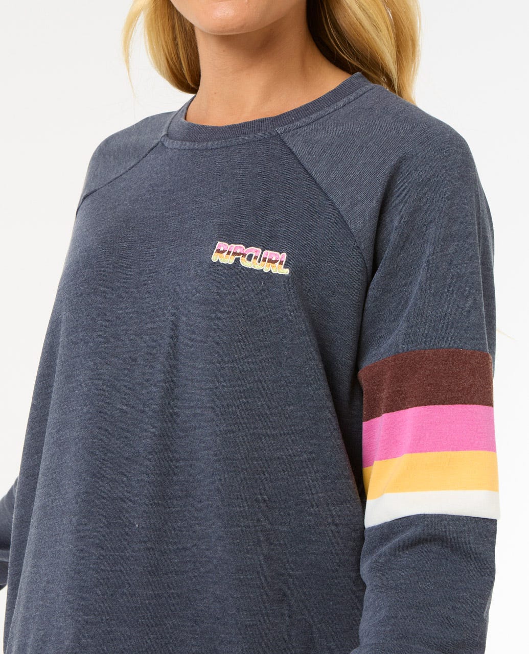 Rip Curl Women Las Dalias Raglan Crew