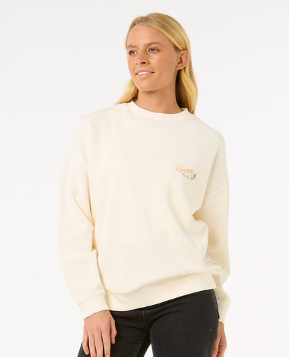 Rip Curl Women Cala Vadella Heritage Crew