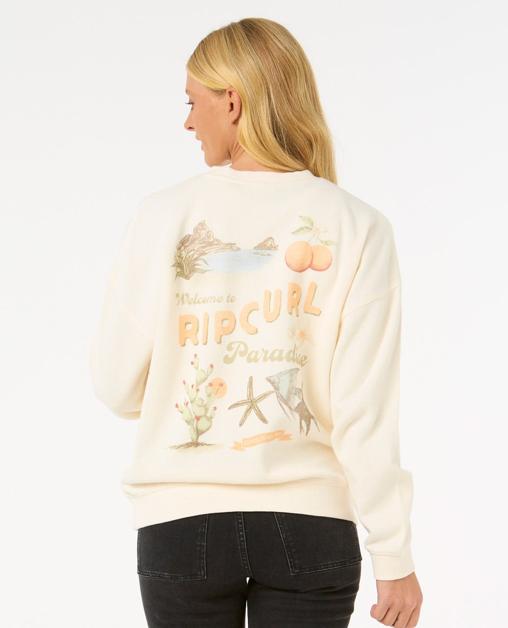 Rip Curl Women Cala Vadella Heritage Crew