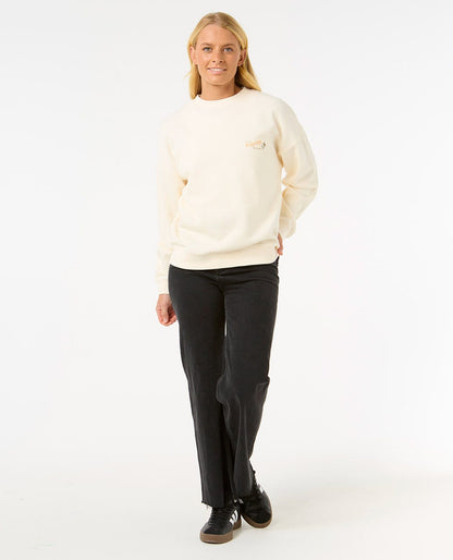 Rip Curl Women Cala Vadella Heritage Crew