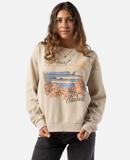 Rip Curl Women Wave Gliders Relaxed Crew