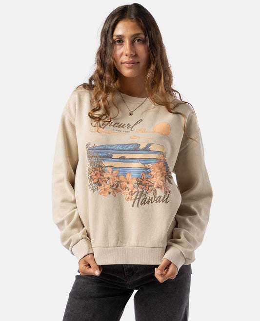 Rip Curl Women Wave Gliders Relaxed Crew
