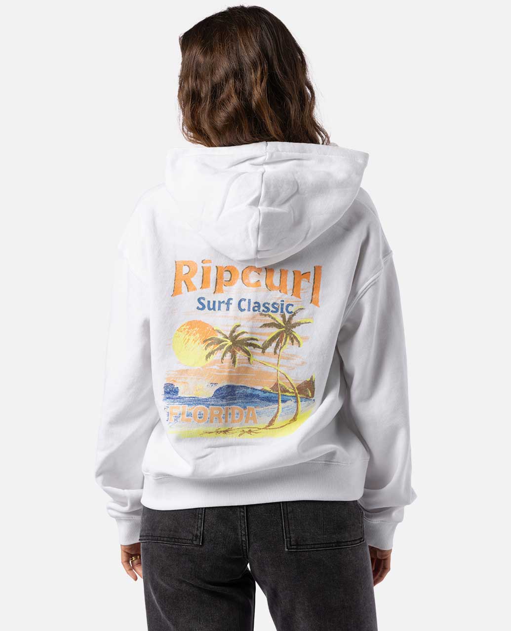 Rip Curl Women High Tide Scenic Relaxed Zip Through Hood