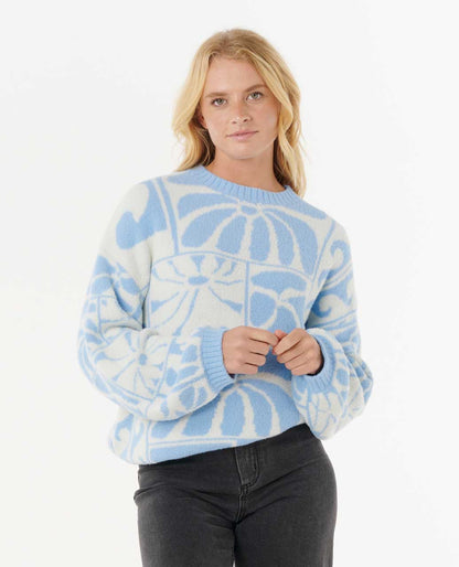 Rip Curl Women Artist Of The Search - Ty Williams Jacquard Crew