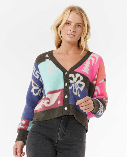 Rip Curl Women Keepsakes Jacquard Cardigan