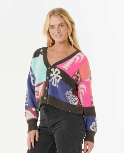 Rip Curl Women Keepsakes Jacquard Cardigan