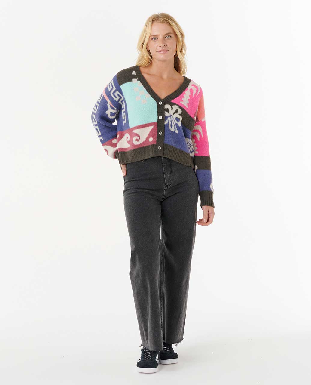 Rip Curl Women Keepsakes Jacquard Cardigan