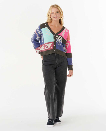Rip Curl Women Keepsakes Jacquard Cardigan