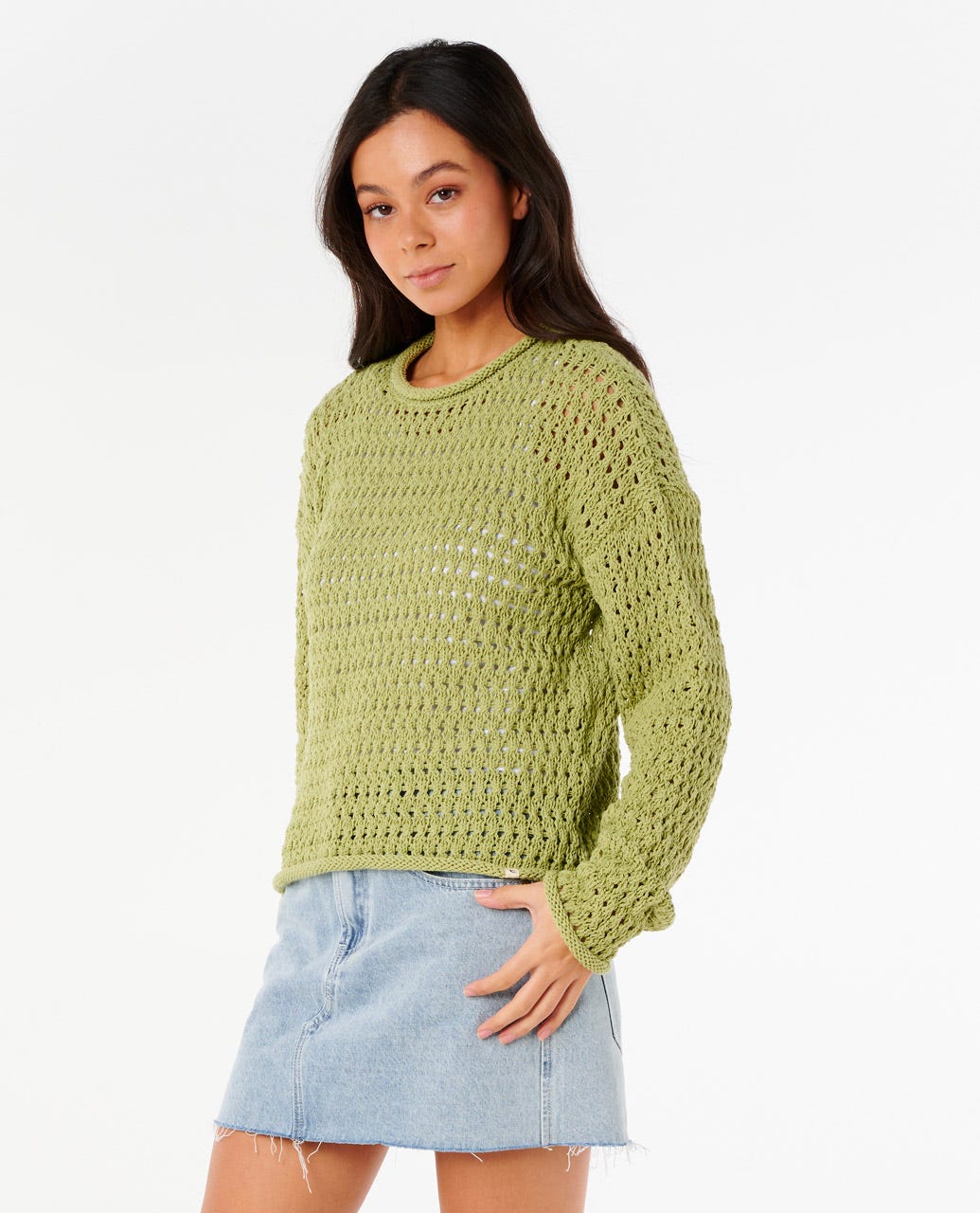 Rip Curl Women Cala Nights Pointelle Crew