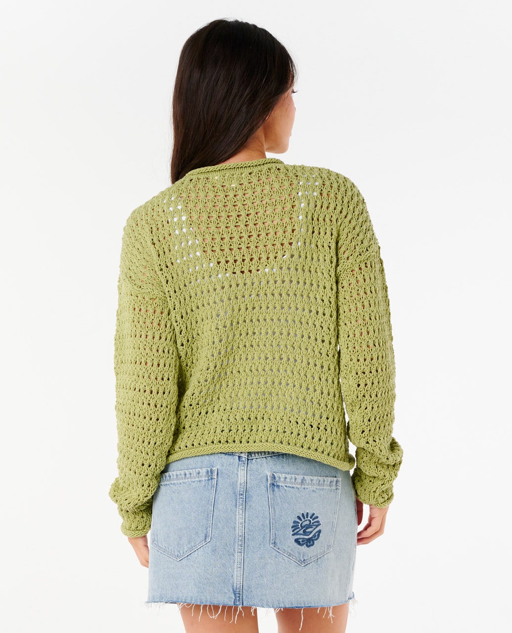 Rip Curl Women Cala Nights Pointelle Crew