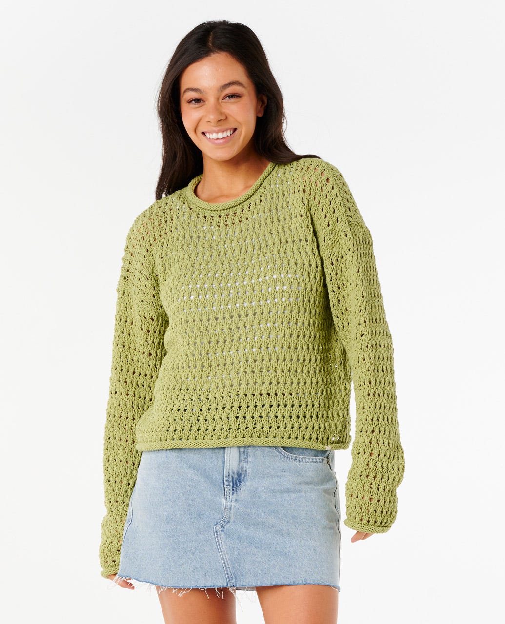 Rip Curl Women Cala Nights Pointelle Crew