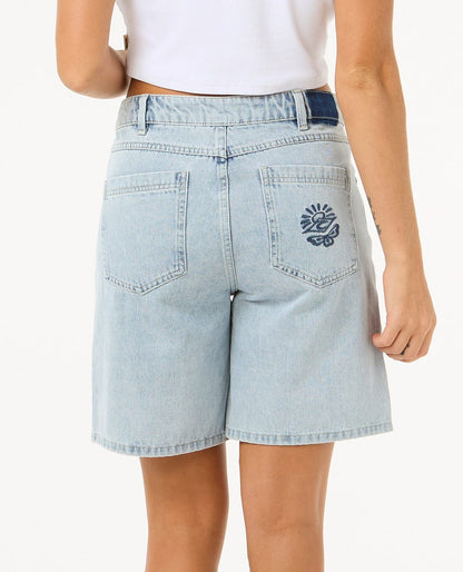 Rip Curl Women Las Dalias Relaxed Denim Short