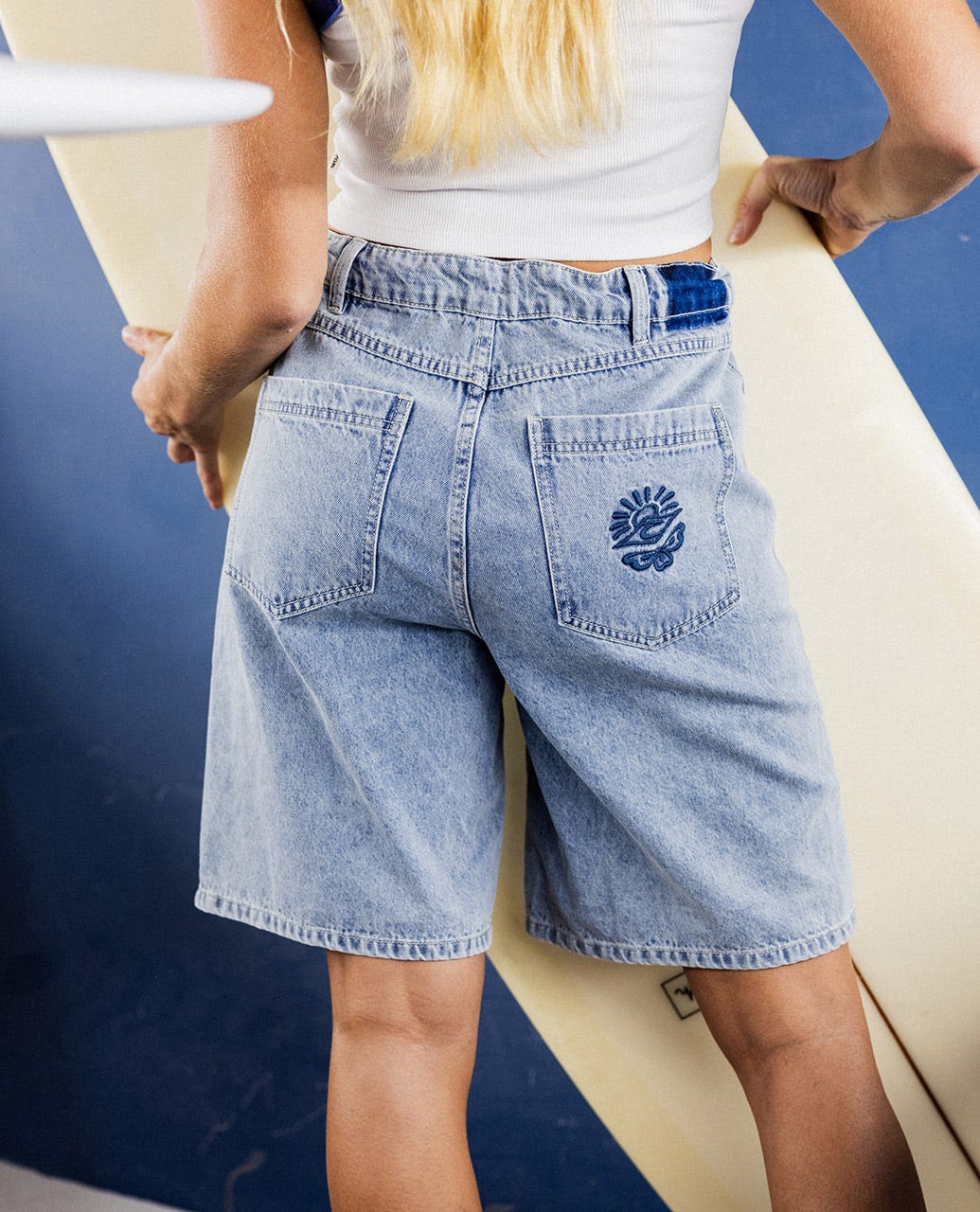 Rip Curl Women Las Dalias Relaxed Denim Short