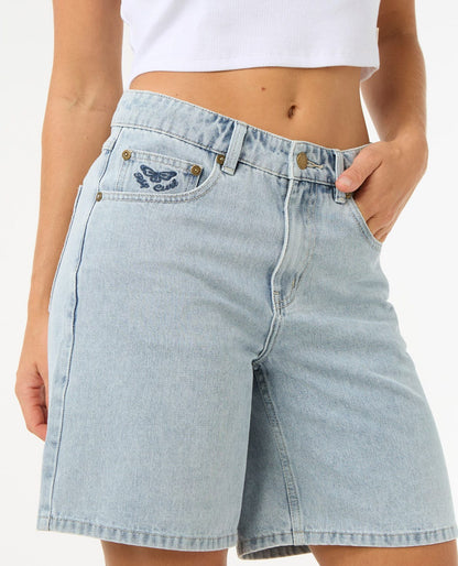 Rip Curl Women Las Dalias Relaxed Denim Short