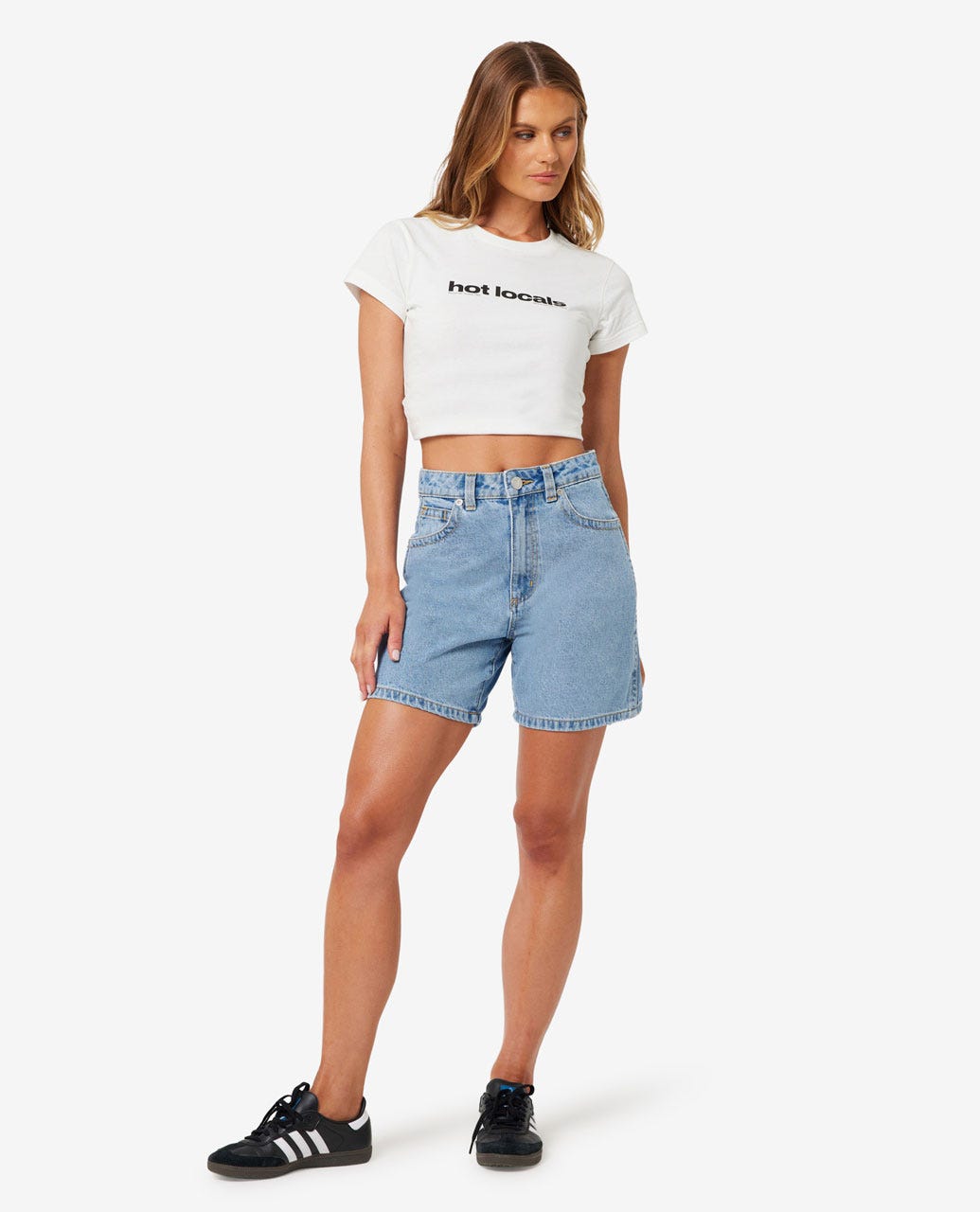 Rip Curl Women Rip Curl X Abrand Carrie Denim Short Ariane