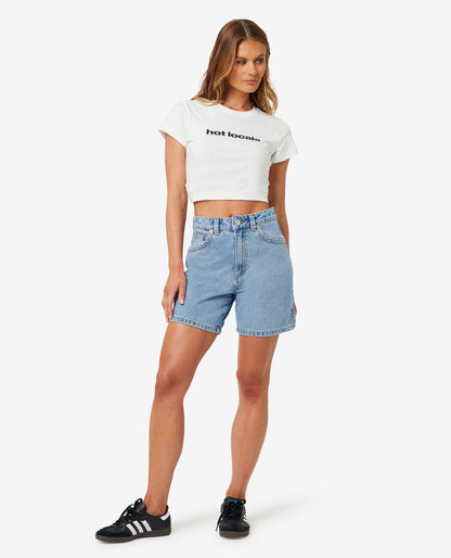Rip Curl Women Rip Curl X Abrand Carrie Denim Short Ariane