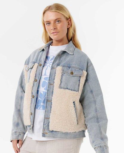 Rip Curl Women Cruisin' Sherpa Denim Jacket