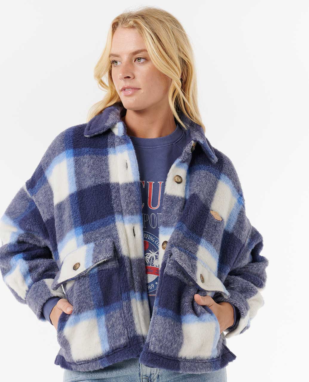 Rip Curl Women Cala Nights Check Jacket
