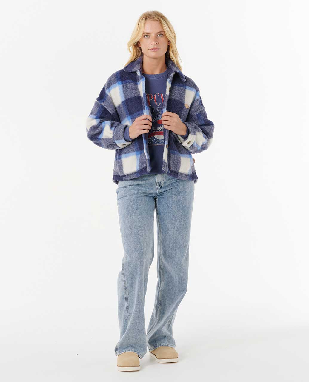 Rip Curl Women Cala Nights Check Jacket