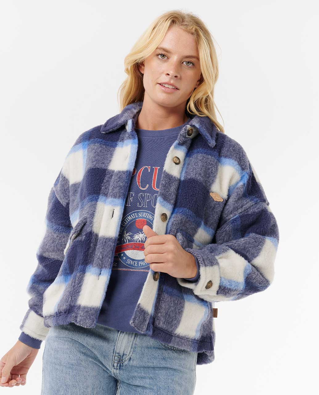 Rip Curl Women Cala Nights Check Jacket