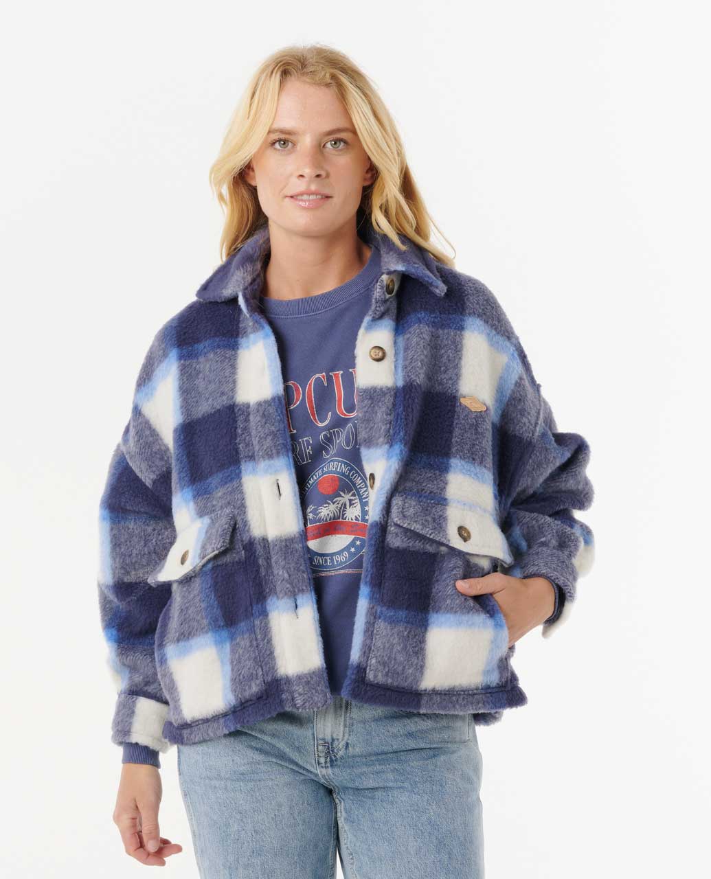Rip Curl Women Cala Nights Check Jacket