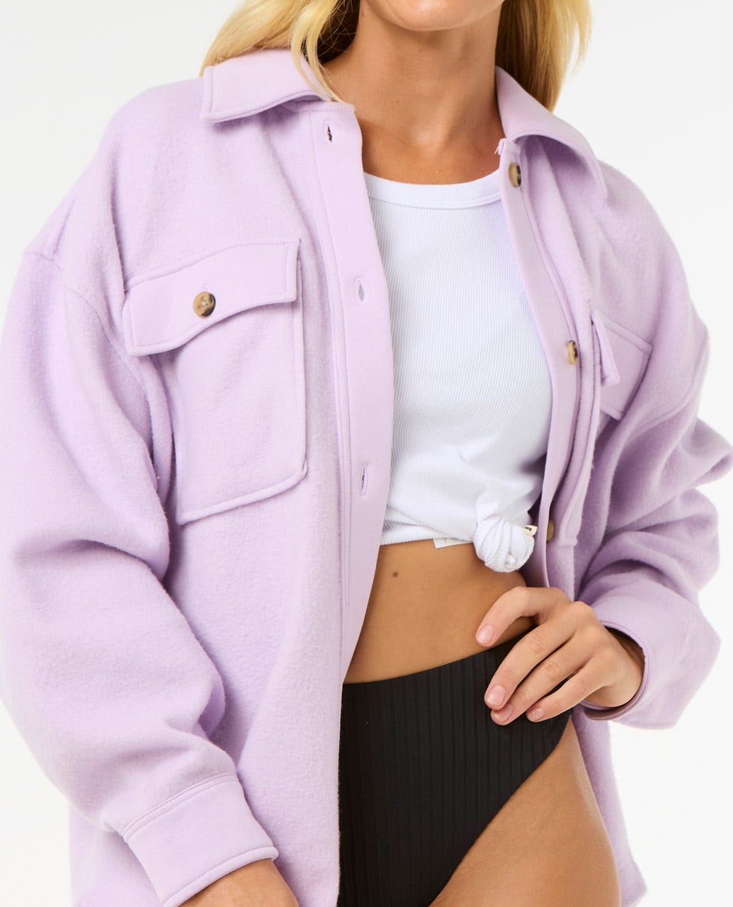 Rip Curl Women High Tide Fleece Shacket