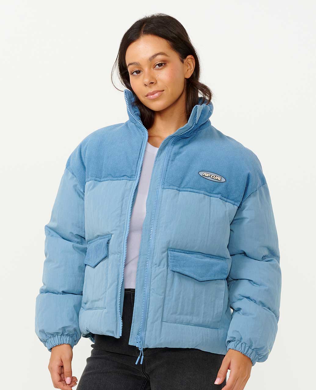 Rip Curl Women High Tide Mixed Cord Puffer