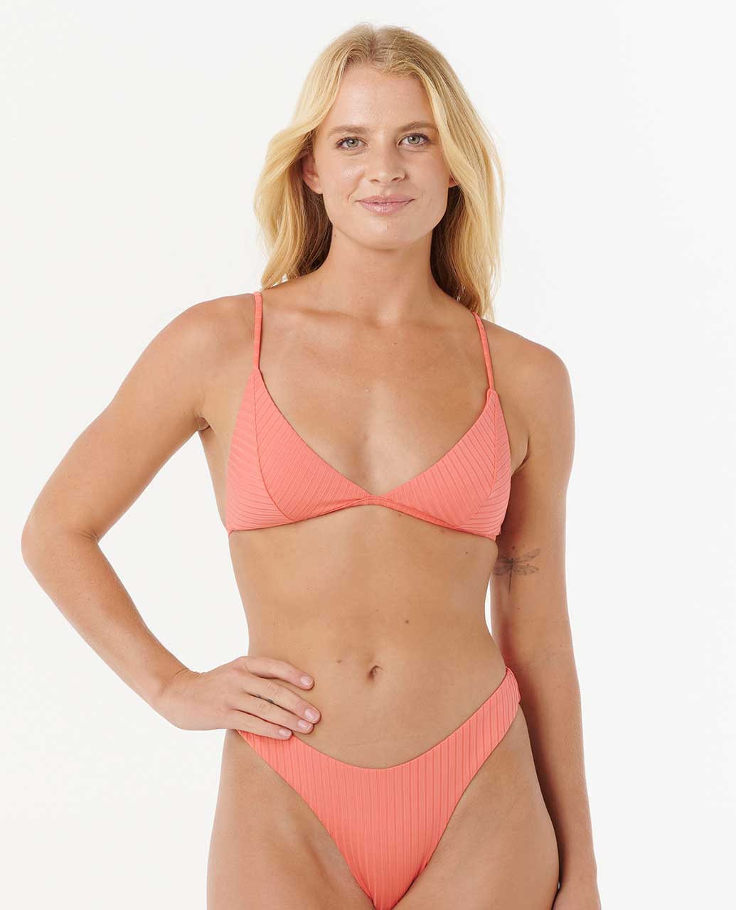 Rip Curl Women Premium Surf Banded Fixed Triangle Bikini Top