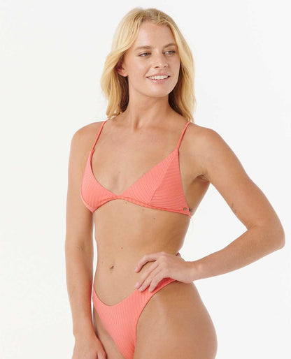 Rip Curl Women Premium Surf Banded Fixed Triangle Bikini Top