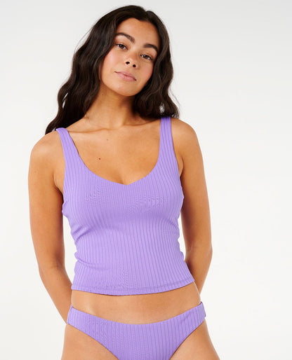 Rip Curl Women Premium Surf Tankini Bikini Top