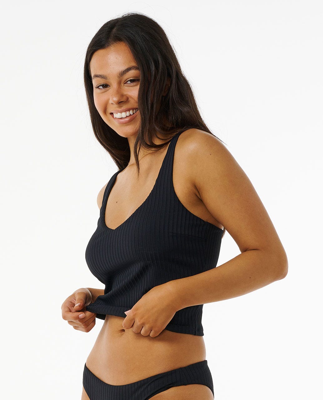 Rip Curl Women Premium Surf Tankini Bikini Top