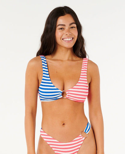 Rip Curl Women Es Vedra Stripe Bikini Crop