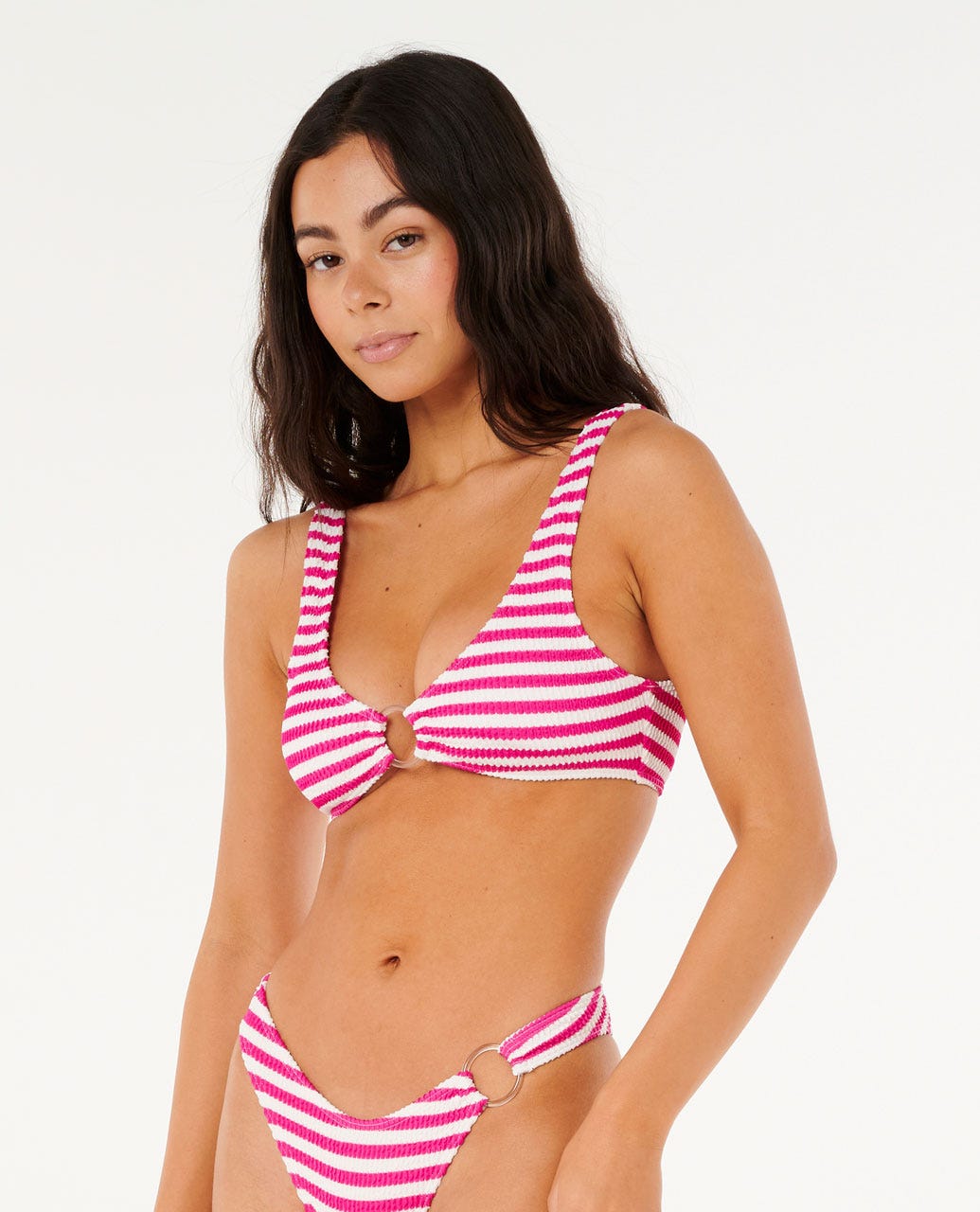 Rip Curl Women Es Vedra Stripe Bikini Crop