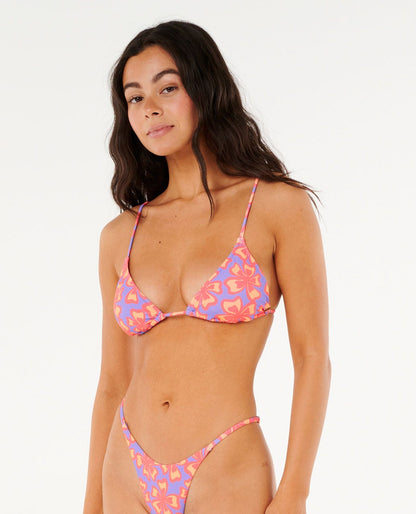 Rip Curl Women Neon Isles Sliding Triangle Bikini Top