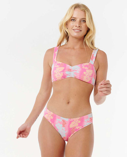 Rip Curl Women Waikiki Keepsakes Full Coverage Bikini Bottom
