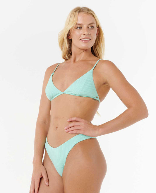 Rip Curl Women Premium Surf High Leg Skimpy Coverage Bikini Bottoms