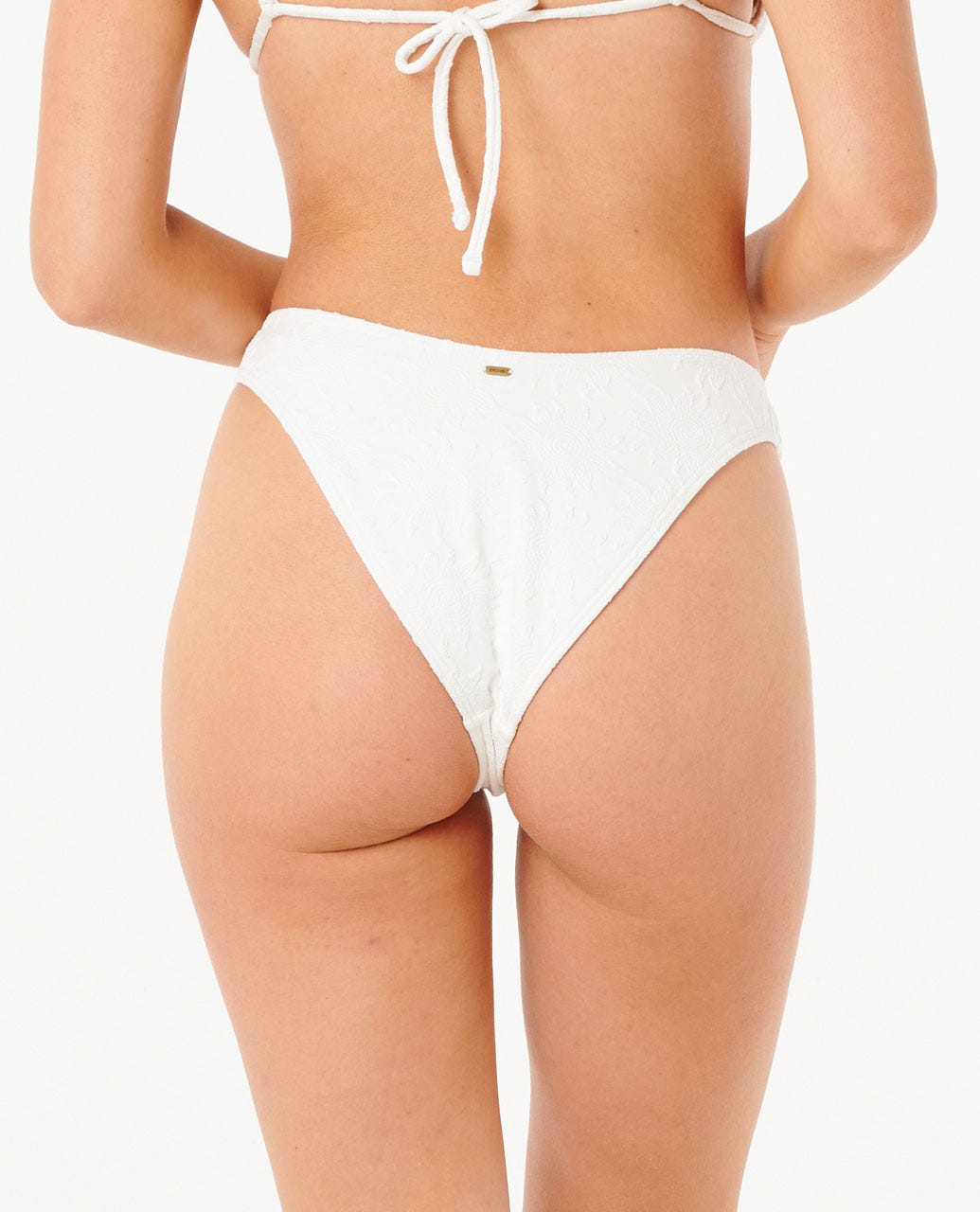 Rip Curl Women Dusk Textured Hi Leg Cheeky Bikini Bottom