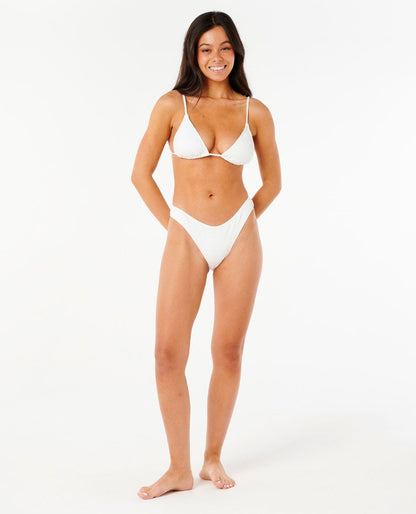 Rip Curl Women Dusk Textured Hi Leg Cheeky Bikini Bottom