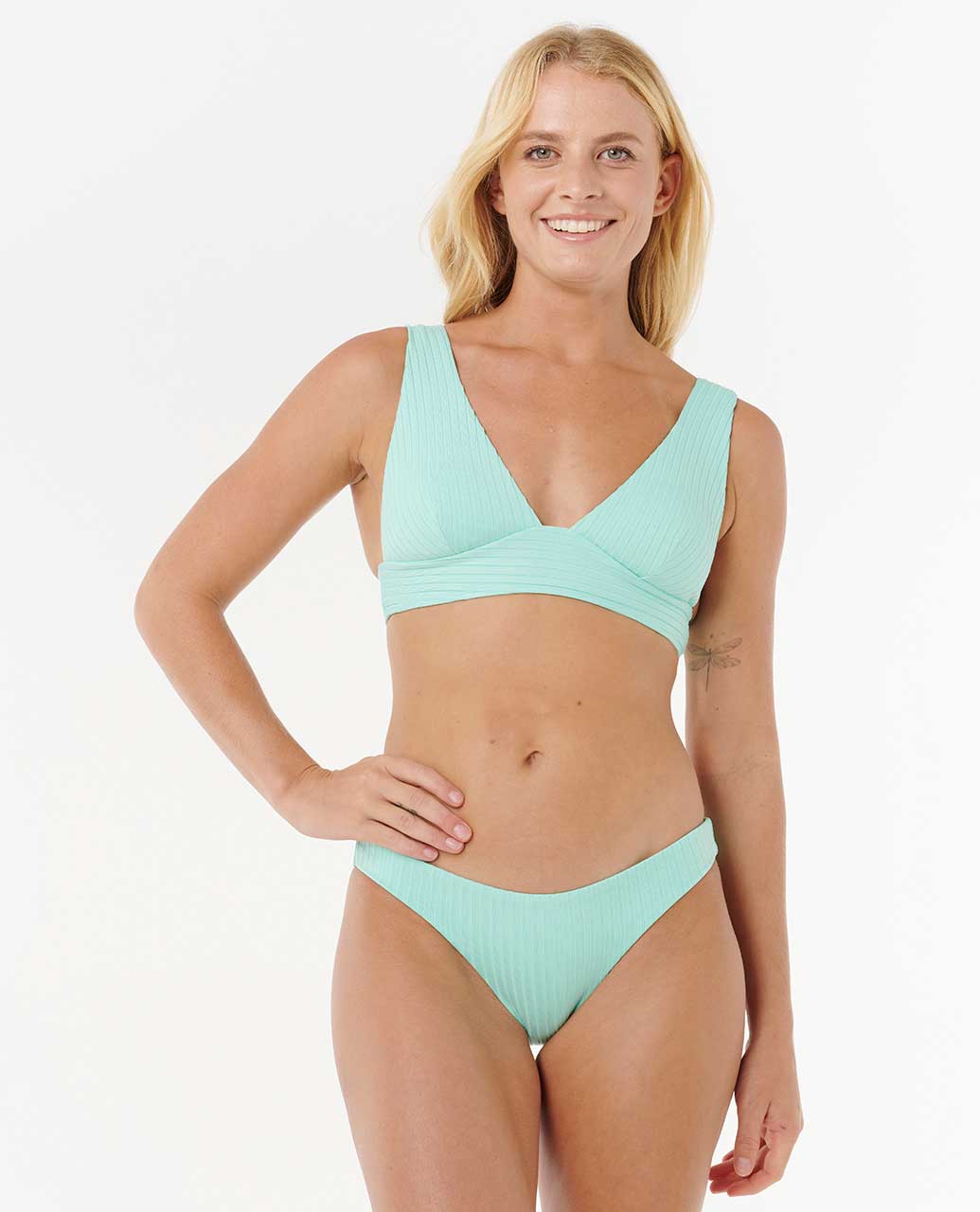 Rip Curl Women Premium Surf Cheeky Coverage Bikini Bottoms