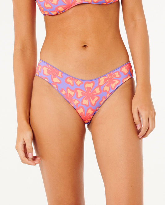 Rip Curl Women Neon Isles Cheeky Hipster Bikini Bottom