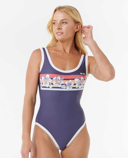 Rip Curl Women Waikiki Waves Good Coverage One Piece
Swimsuit