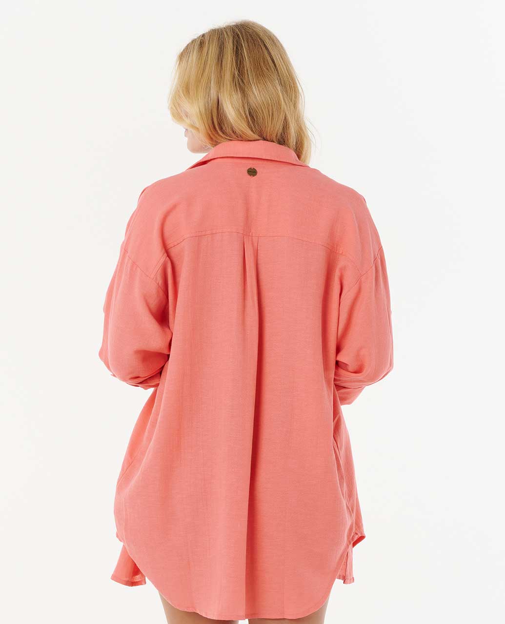 Rip Curl Women Premium Linen Long Sleeve Button Through Shirt