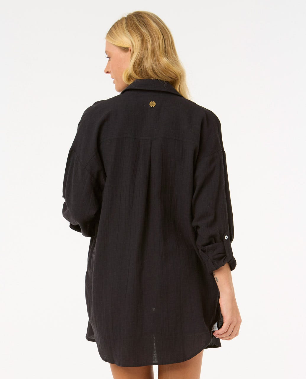 Rip Curl Women Premium Linen Long Sleeve Button Through Shirt