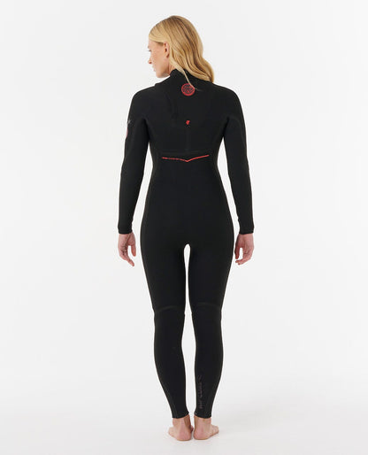 Rip Curl Women Flashbomb Fusion 3/2 Chest Zip Fullsuit Wetsuit