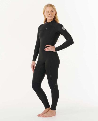 Rip Curl Women Womens Dawn Patrol 4/3 Back Zip Steamer Wetsuit