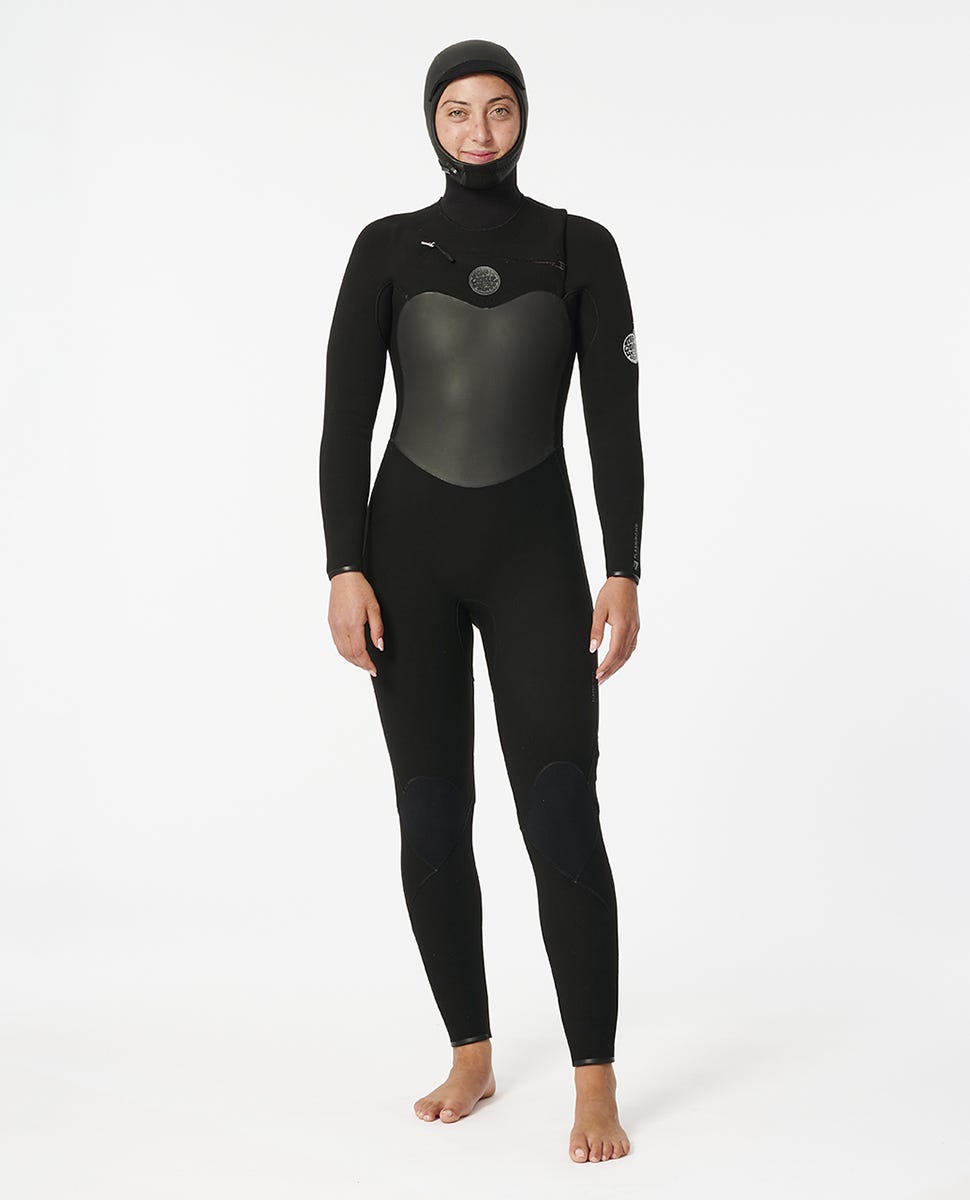 Rip Curl Women Women's Flashbomb 6/4 Hooded Chest Zip Fullsuit Wetsuit