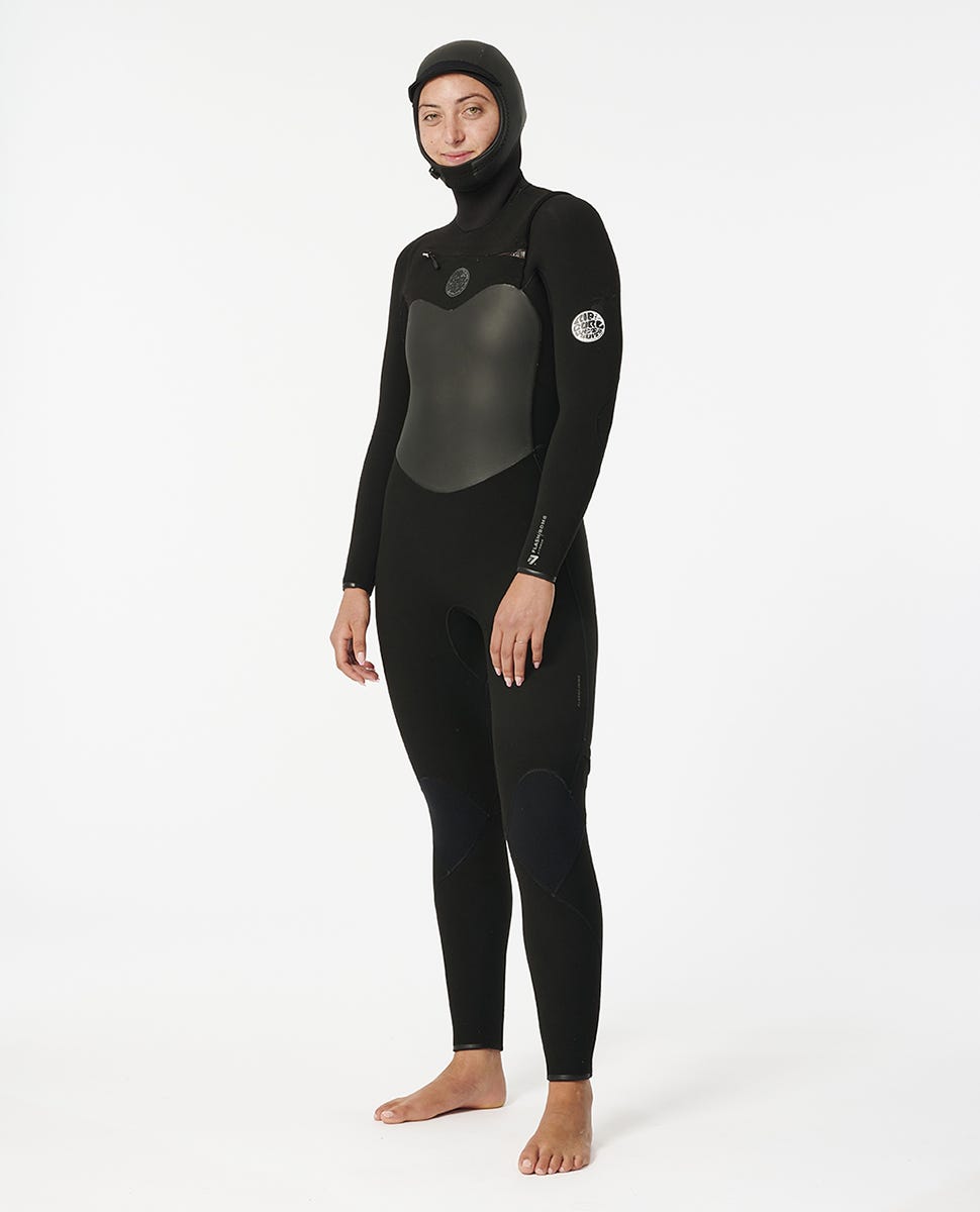 Rip Curl Women Women's Flashbomb 6/4 Hooded Chest Zip Fullsuit Wetsuit