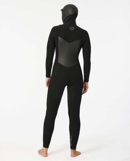 Rip Curl Women Women's Flashbomb 6/4 Hooded Chest Zip Fullsuit Wetsuit